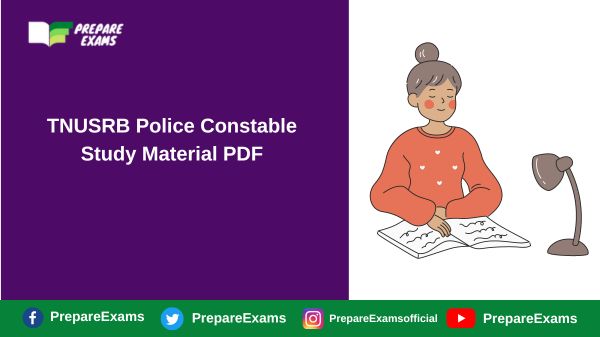 TNUSRB Police Constable Study Material PDF