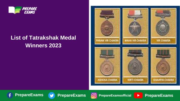 List of Tatrakshak Medal Winners 2023