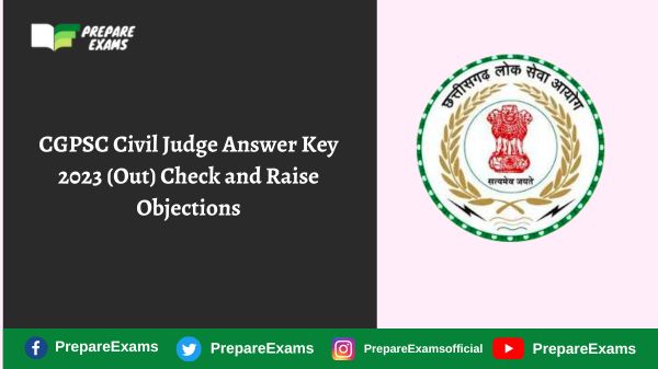 CGPSC Civil Judge Answer Key 2023