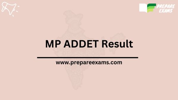 MP ADDET Result 2023