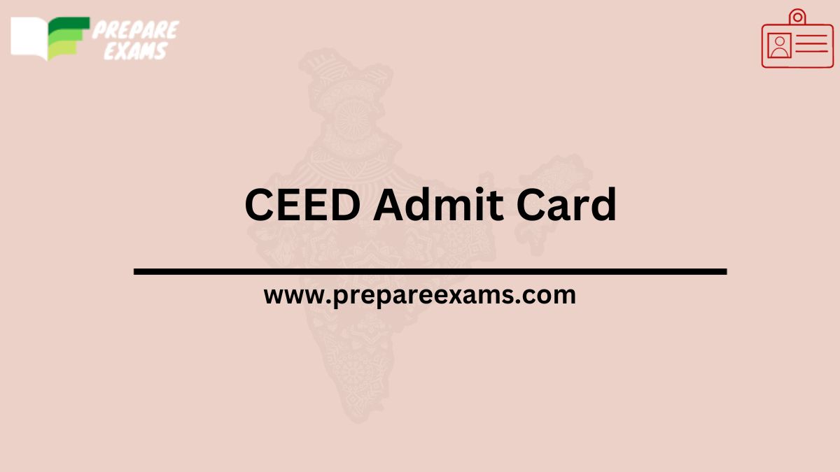CEED Admit Card