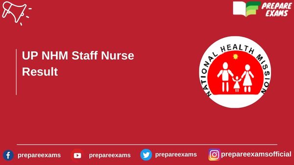 UP NHM Staff Nurse Result