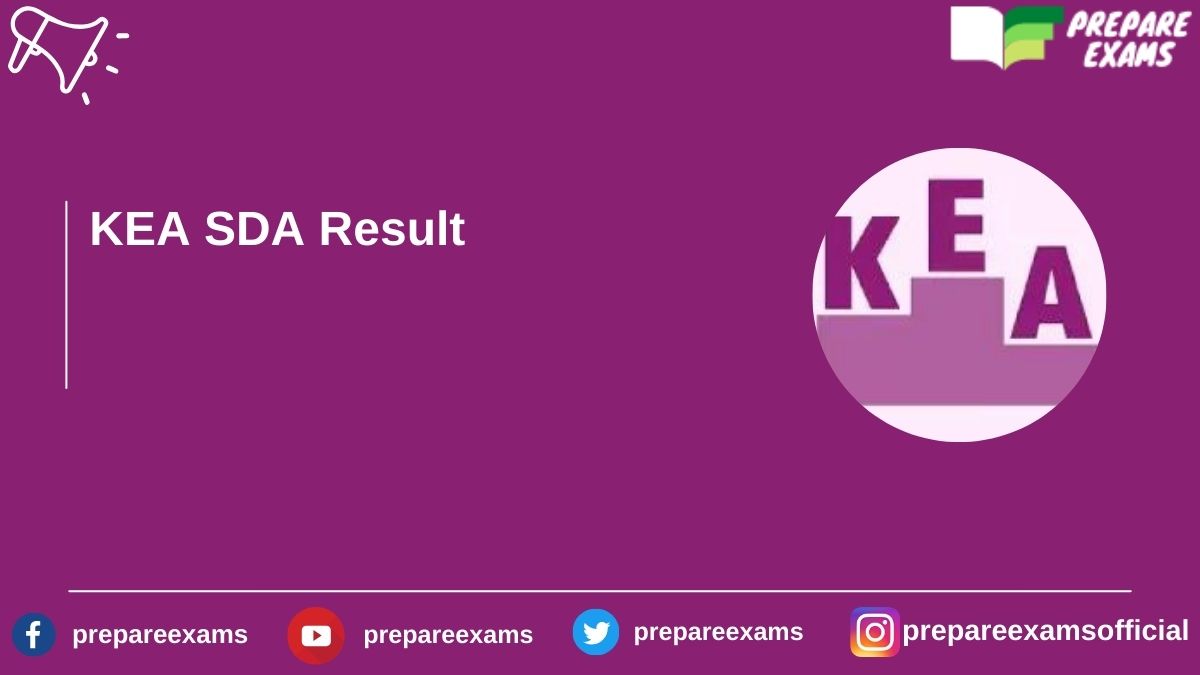 KEA SDA Result