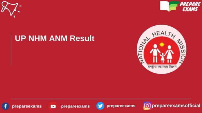 UP NHM ANM Result