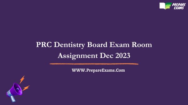 room assignment dentistry december 2022