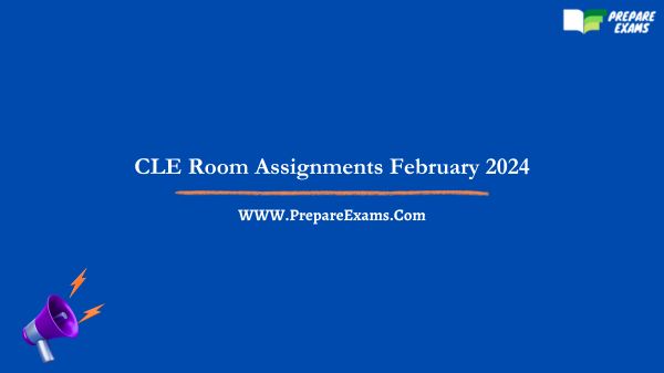 CLE Room Assignments February 2024