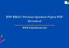 BVP BMAT Previous Question Papers PDF Download