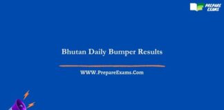 Bhutan Daily Bumper Results