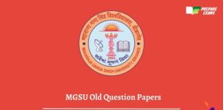 MGSU Old Question Papers