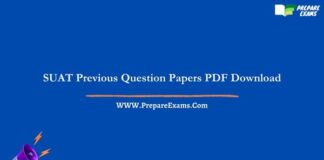SUAT Previous Question Papers PDF Download