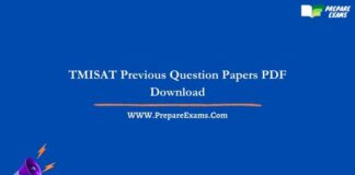 TMISAT Previous Question Papers PDF Download