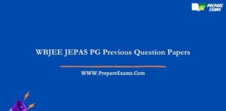 WBJEE JEPAS PG Previous Question Papers