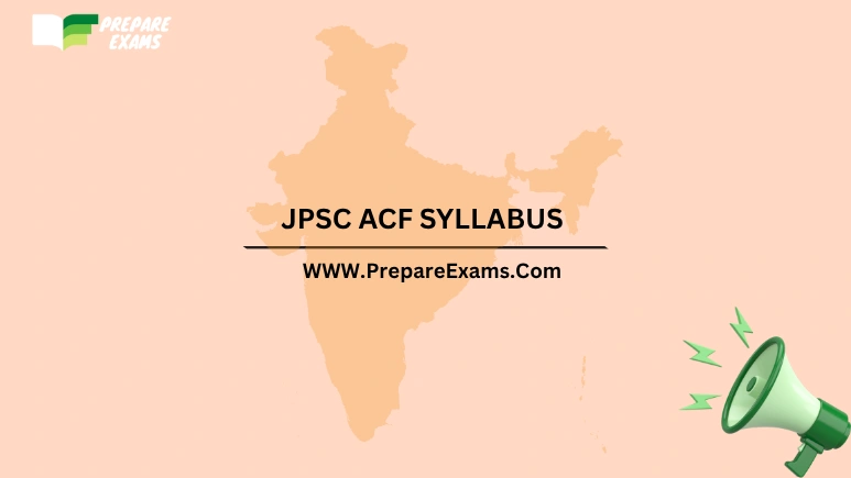 JPSC ACF Syllabus