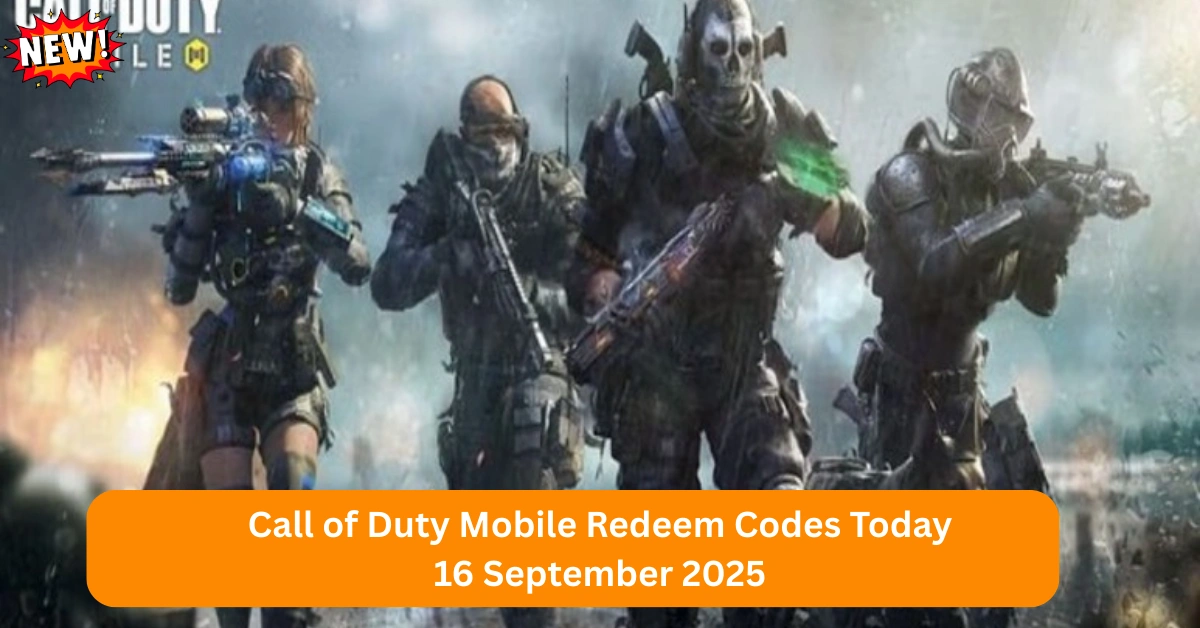 Call of Duty Mobile Redeem Codes Today 16 September 2025