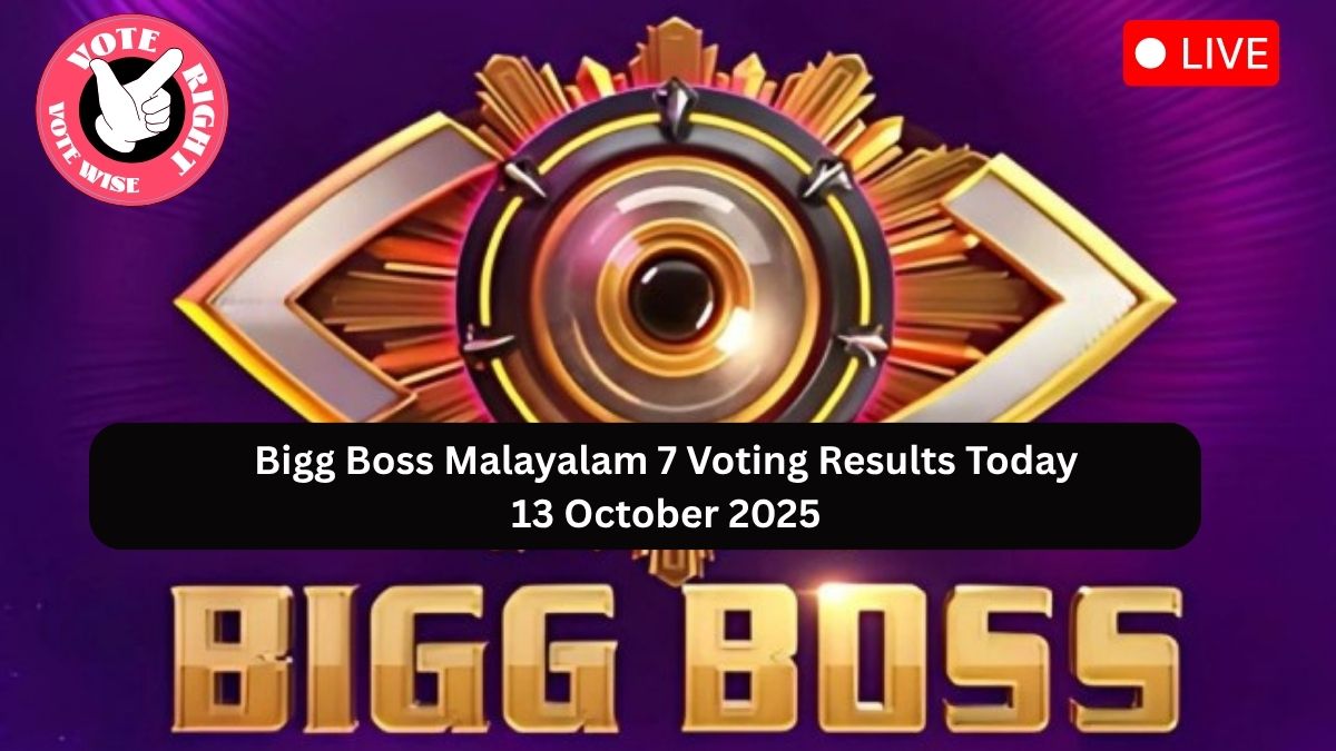 Bigg Boss Malayalam 7 Voting Results Today 13 October 2025