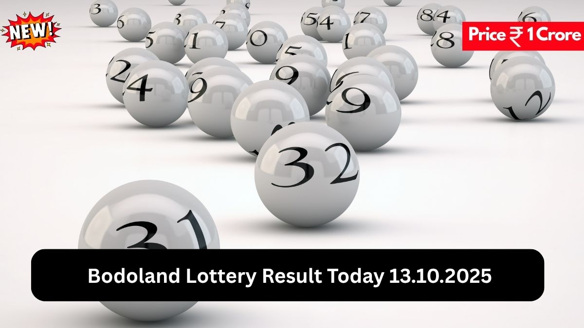 Bodoland Lottery Result Today 13.10.2025