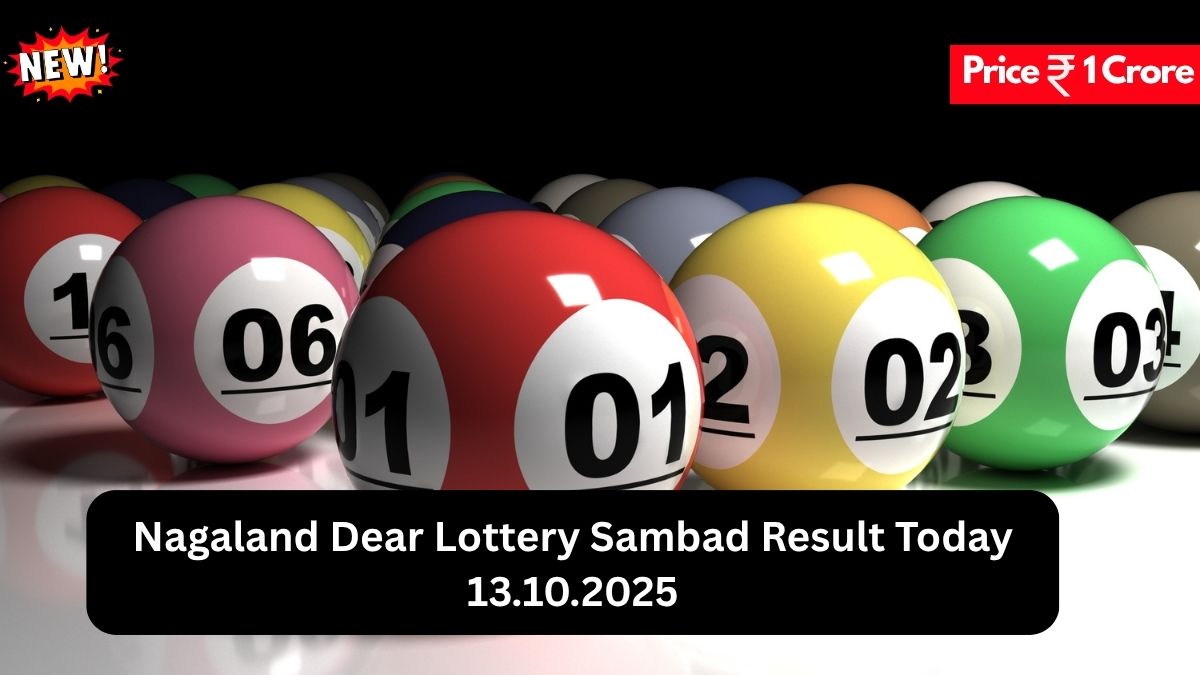 Nagaland Dear Lottery Sambad Result Today 13.10.2025