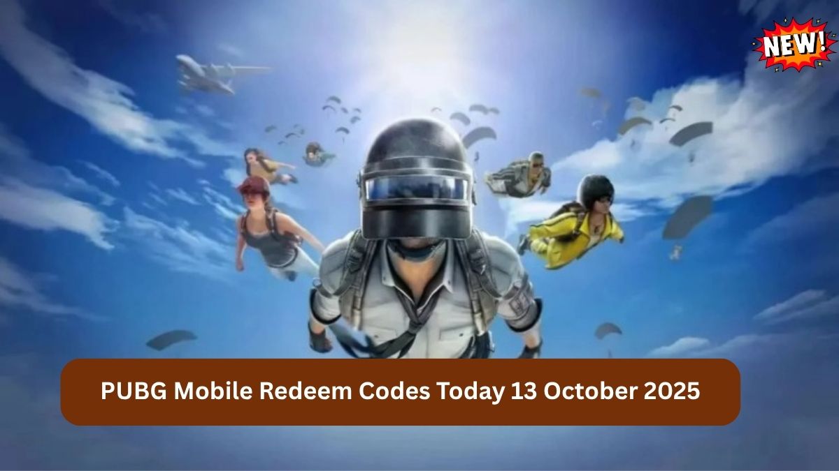 PUBG Mobile Redeem Codes Today 13 October 2025